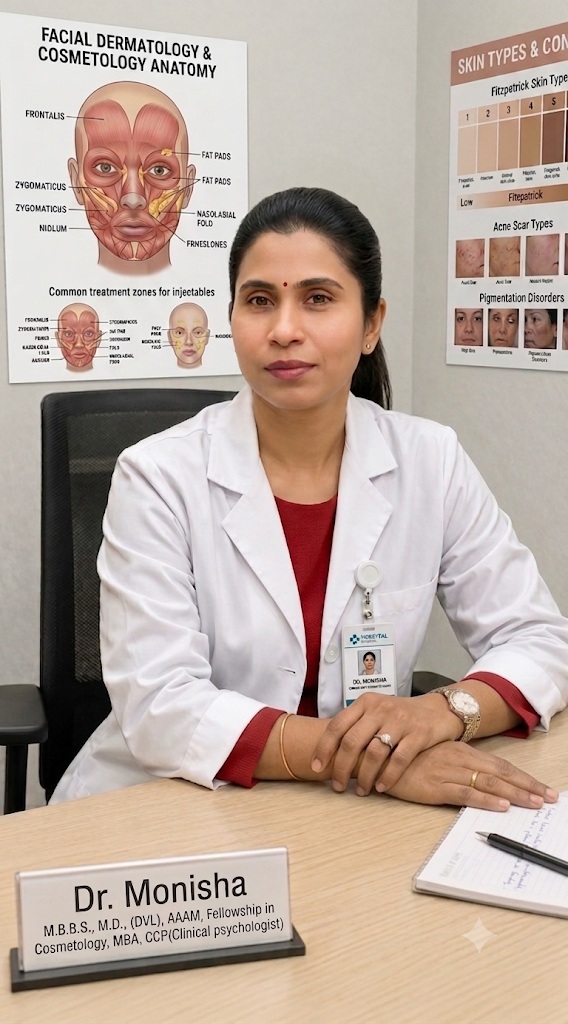 Dr. Monisha Muthu, Dermatologist at Dr. Mona's Clinic, Salem
