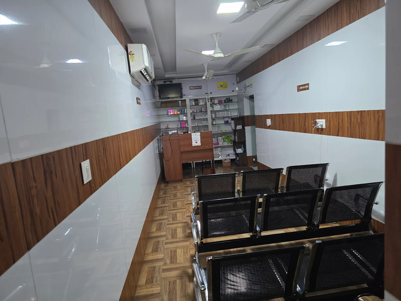 Interior of Dr. Mona's Dermatology Clinic in Meyyanur, Salem